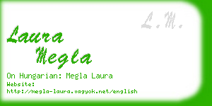 laura megla business card